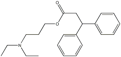 3,3-Diphenylpropionic acid 3-(diethylamino)propyl ester