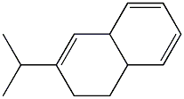 1,2,4a,8a-Tetrahydro-3-isopropylnaphthalene Structure