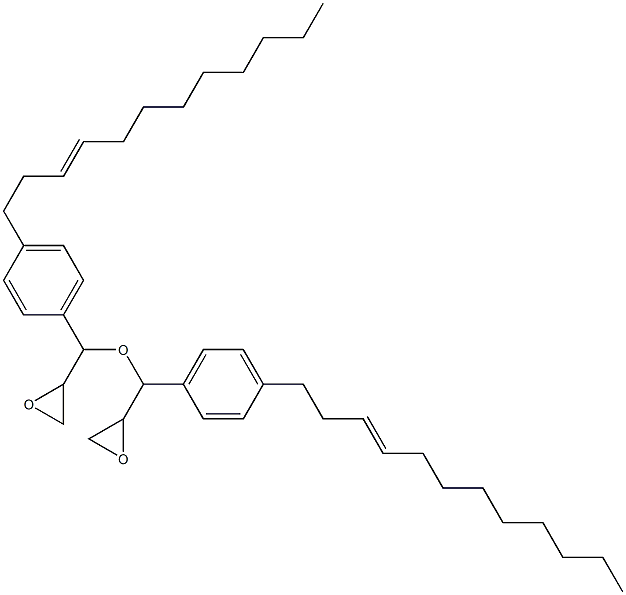 4-(3-ドデセニル)フェニルグリシジルエーテル 化学構造式