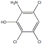 2-Amino-3,5,6-trichlorophenol Structure