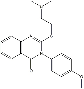 2-[2-(Dimethylamino)ethylthio]-3-(4-methoxyphenyl)-quinazolin-4(3H)-one|