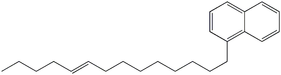 1-(9-Tetradecenyl)naphthalene Struktur