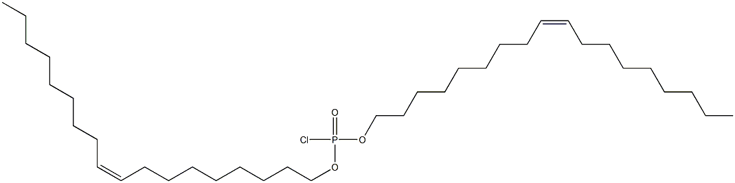 クロロホスホン酸ジ[(Z)-9-オクタデセニル] 化学構造式