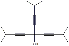 4-Methyl-1,1-bis(3-methyl-1-butynyl)-2-pentyn-1-ol|