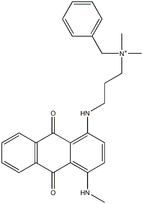 N-[3-[[(9,10-Dihydro-4-methylamino-9,10-dioxoanthracen)-1-yl]amino]propyl]-N,N-dimethylbenzenemethanaminium