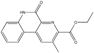  2-Methyl-3-(ethoxycarbonyl)benzo[f][1,7]naphthyridin-5(6H)-one