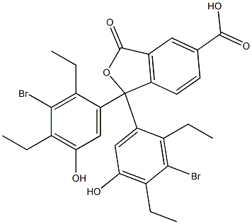 1,1-Bis(3-bromo-2,4-diethyl-5-hydroxyphenyl)-1,3-dihydro-3-oxoisobenzofuran-5-carboxylic acid