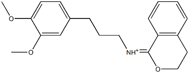  1-[[3-(3,4-Dimethoxyphenyl)propyl]iminio]isochroman