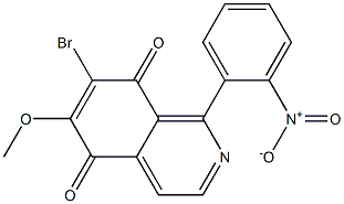  7-Bromo-6-methoxy-1-(2-nitrophenyl)isoquinoline-5,8-dione