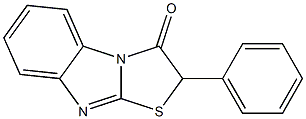 2-Phenylthiazolo[3,2-a]benzimidazol-3(2H)-one Structure