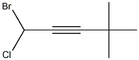 1-Bromo-1-chloro-4,4-dimethyl-2-pentyne