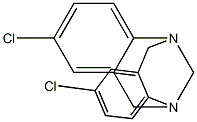 2,8-Dichloro-6H,12H-5,11-methanodibenzo[b,f][1,5]diazocine Struktur