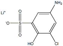 3-Amino-5-chloro-6-hydroxybenzenesulfonic acid lithium salt