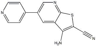 3-Amino-5-(4-pyridinyl)thieno[2,3-b]pyridine-2-carbonitrile