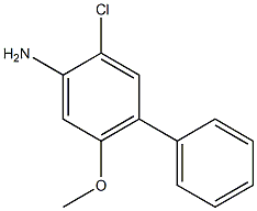 2-Chloro-4-phenyl-5-methoxyaniline,,结构式