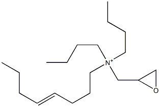 Dibutyl(4-octenyl)glycidylaminium Struktur