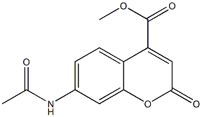 7-(Acetylamino)-2-oxo-2H-1-benzopyran-4-carboxylic acid methyl ester|
