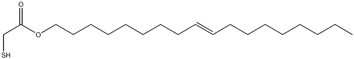 Mercaptoacetic acid 9-octadecenyl ester 结构式