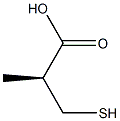 (S)-3-Mercapto-2-methylpropionic acid Struktur