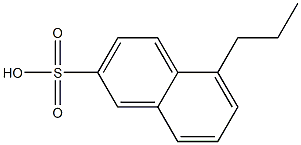 5-Propyl-2-naphthalenesulfonic acid 结构式