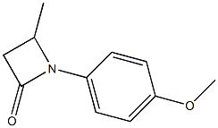 1-(4-Methoxyphenyl)-4-methylazetidin-2-one Structure