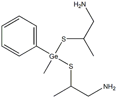 2,2'-[(Methylphenylgermylene)bisthio]bis(propan-1-amine)