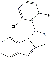  1-[2-Chloro-6-fluorophenyl]-3H-thiazolo[3,4-a]benzimidazole