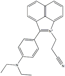 1-(2-Cyanoethyl)-2-[4-(diethylamino)phenyl]benz[cd]indol-1-ium