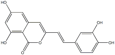  6,8-Dihydroxy-3-[(E)-2-(3,4-dihydroxyphenyl)ethenyl]-1H-2-benzopyran-1-one