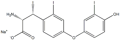  (2S,3R)-2-Amino-3-[4-(4-hydroxy-3-iodophenoxy)-2-iodophenyl]-3-iodopropanoic acid sodium salt