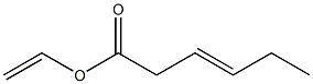 3-ヘキセン酸エテニル 化学構造式