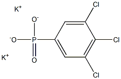 3,4,5-Trichlorophenylphosphonic acid dipotassium salt,,结构式