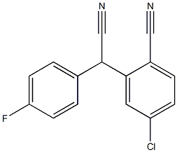 (2-Cyano-5-chlorophenyl)(4-fluorophenyl)acetonitrile