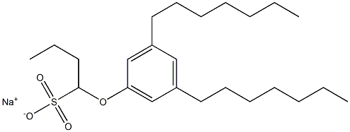 1-(3,5-Diheptylphenoxy)butane-1-sulfonic acid sodium salt