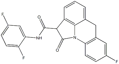 8-Fluoro-N-(2,5-difluorophenyl)-1,2-dihydro-1-oxo-6H-pyrrolo[3,2,1-de]acridine-2-carboxamide