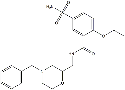 N-(4-Benzylmorpholin-2-ylmethyl)-5-aminosulfonyl-2-ethoxybenzamide