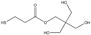 Pentaerythritol 3-mercaptopropionic acid ester Structure