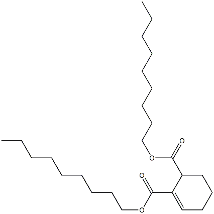 1-Cyclohexene-2,3-dicarboxylic acid dinonyl ester Structure