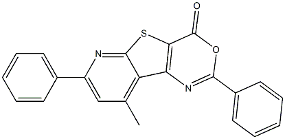 9-Methyl-2,7-diphenyl-4H-pyrido[3',2':4,5]thieno[3,2-d][1,3]oxazin-4-one