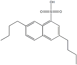 3,7-Dibutyl-1-naphthalenesulfonic acid,,结构式