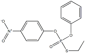  Thiophosphoric acid S-ethyl O-phenyl O-(4-nitrophenyl) ester