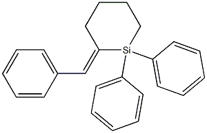 2-Benzylidene-1,1-diphenyl-1-silacyclohexane