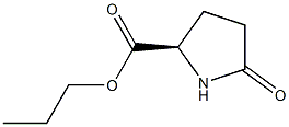 (R)-5-Oxo-2-pyrrolidinecarboxylic acid propyl ester Struktur