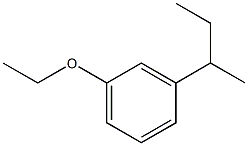 1-エトキシ-3-sec-ブチルベンゼン 化学構造式