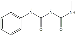 1-(Phenyl)-5-methylbiuret Struktur