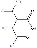 [R,(+)]-1,1,2-Propanetricarboxylic acid Structure