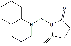 N-[[3,4,4a,5,6,7,8,8a-Octahydroquinolin-1(2H)-yl]methyl]succinimide|