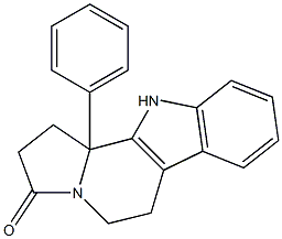 1,2,5,6,11,11b-Hexahydro-11b-phenyl-3H-indolizino[8,7-b]indol-3-one