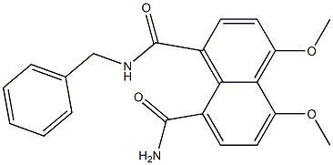 N-Benzyl-4,5-dimethoxy-1,8-naphthalenedicarboxamide 结构式