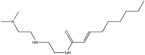 N-[2-[2-(Dimethylamino)ethylamino]ethyl]-2-nonenamide Structure